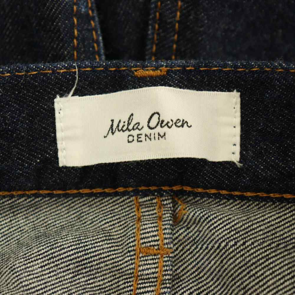 【中古】ミラオーウェン Mila Owen カットオフ ストレート デニムパンツ ジーンズ 00 ネイビー /MY ■OS レディース 【ベクトル 古着】 260716 vectorpremium-19285889 ブランド古着ベクトルプレミアム店 サンプル画像3