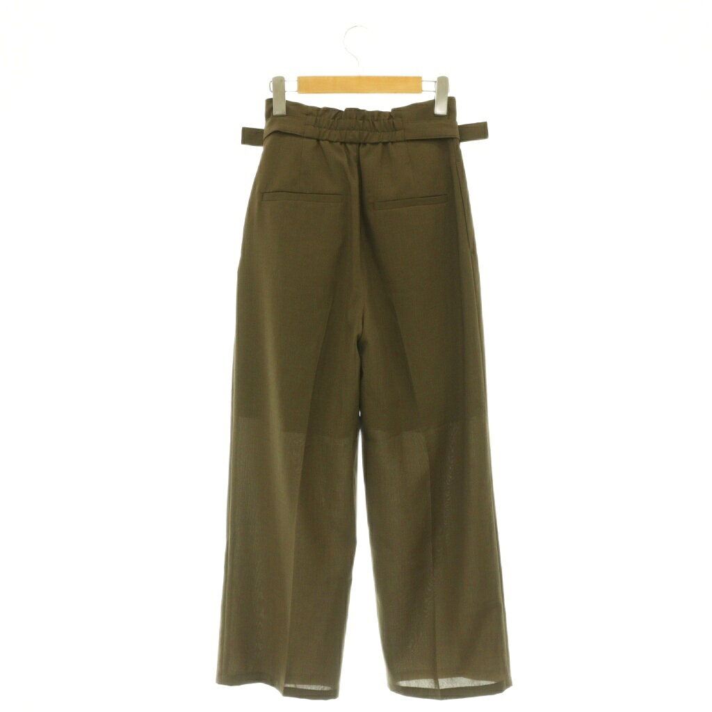 【中古】ロペピクニック ROPE Picnic パンツ ワイド タック 36 カーキ /HK ■OS ■MA レディース 【ベクトル 古着】 260713 vectorpremium-19261326 ブランド古着ベクトルプレミアム店 サンプル画像2
