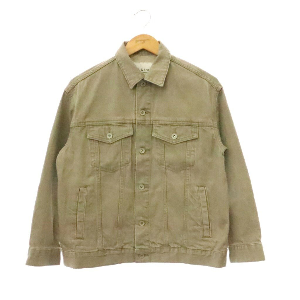 【中古】グリーンレーベルリラクシング ユナイテッドアローズ green label relaxing デニムジャケット Gジャン ブルゾン コットン 36 ベージュ /NR ■OS レディース 【ベクトル 古着】 260720 vectorpremium-19290758 ブランド古着ベクトルプレミアム店 パッケージ画像