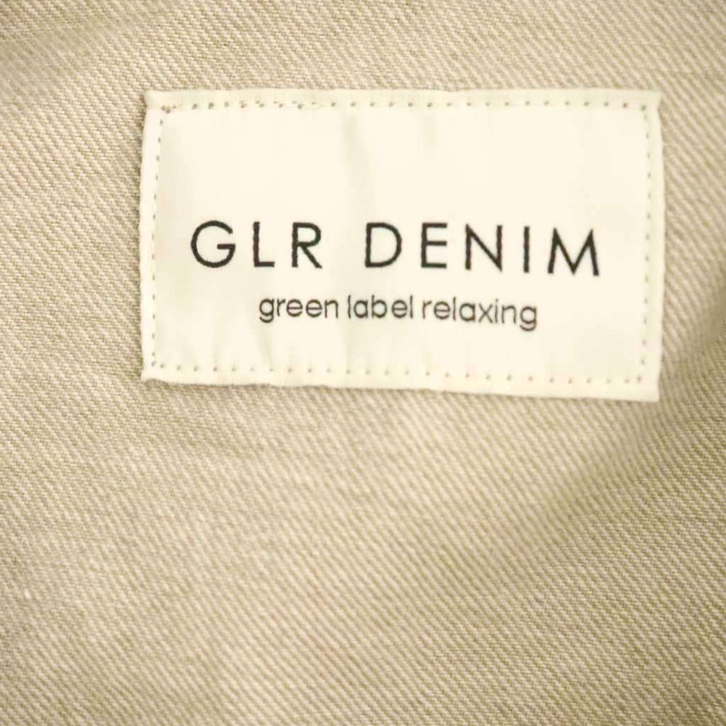 【中古】グリーンレーベルリラクシング ユナイテッドアローズ green label relaxing デニムジャケット Gジャン ブルゾン コットン 36 ベージュ /NR ■OS レディース 【ベクトル 古着】 260720 vectorpremium-19290758 ブランド古着ベクトルプレミアム店 サンプル画像3