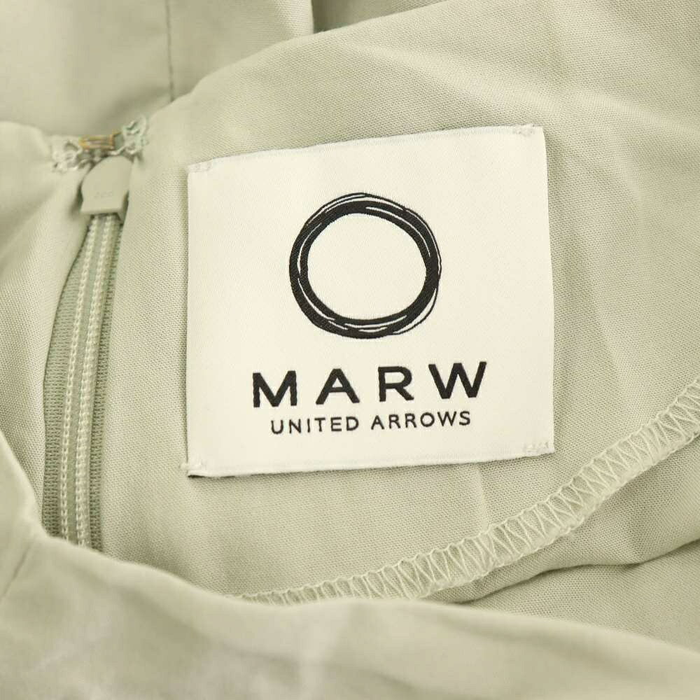 【中古】マルゥ ユナイテッドアローズ MARW UNITED ARROWS ドレープ ブラウス プルオーバー フレンチスリーブ ライトグリーン /HK ■OS レディース 【ベクトル 古着】 260723 vectorpremium-19291117 ブランド古着ベクトルプレミアム店 サンプル画像3