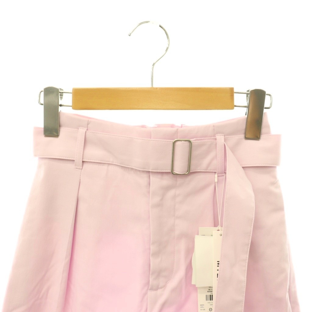 【中古】未使用品 ミラオーウェン Mila Owen 26SS 【MILA PANTS】【UVカット】マルチファンクションセミワイドタックパンツ ジッパーフライ リネン混 00 ピンク /DO ■OS レディース 【ベクトル 古着】 260729 vectorpremium-19305114 ブランド古着ベクトルプレミアム店 サンプル画像3
