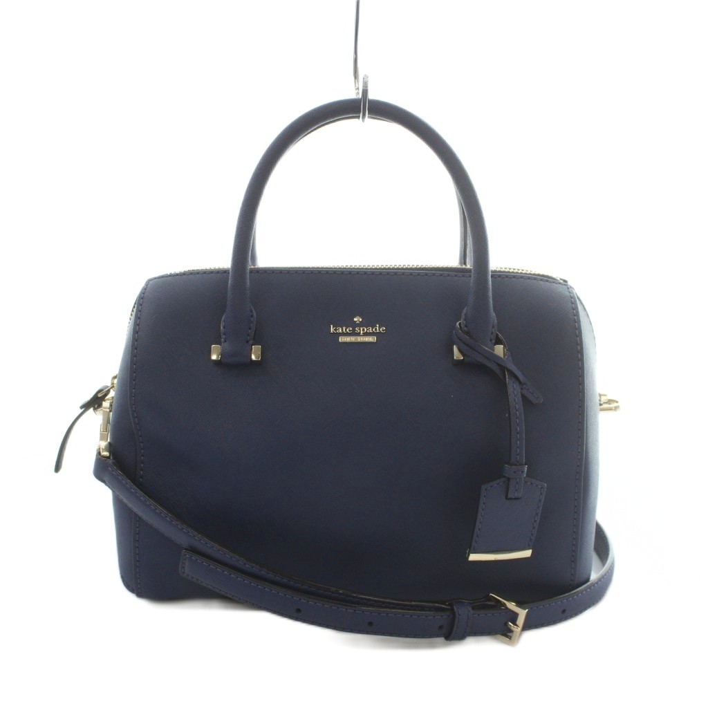 【中古】ケイトスペード KATE SPADE 2WAY ハンドバッグ ショルダーバッグ レザー 紺 ネイビー /MI ■OS レディース 【ベクトル 古着】 260729ブランドケイトスペード KATE SPADE表記サイズ表記なし実寸サイズ持ち手の長さ：35cm　ヨコ：24.5cm　タテ：20cm　マチ：11cm　ショルダーの長さ：116-132cm　　素材表地：レザー 裏地：ポリエステル色紺 ネイビー状態わずかに前側に白い点汚れがございますが、使用感が少なく状態の良い商品です。 ※あくまでも中古品ですので掲載写真や記載内容をご確認いただき、ご理解の上ご購入ください。付属品チャーム、袋備考品番なし商品のお問い合わせの回答を休止しております。＊各商品ページの商品詳細等をご確認の上ご購入ください。【中古】ケイトスペード KATE SPADE 2WAY ハンドバッグ ショルダーバッグ レザー 紺 ネイビー /MI ■OS レディース 【ベクトル 古着】 260729状態ランク　”A”詳細については、下記および「状態ランクについて」ページをご覧ください。未使用・新品の商品ほぼ新品同様の商品使用感が少なく、かなり状態の良い商品使用感はあるが、傷や汚れの少ない商品使用感の他、傷や汚れが見られる商品かなり大きな傷みがある難あり商品※S〜CランクはUSED品となりますので、使用感をご理解の上でご入札下さい。状態ランクについてinformationブランドケイトスペード KATE SPADE表記サイズ表記なし実寸サイズ持ち手の長さ：35cm　ヨコ：24.5cm　タテ：20cm　マチ：11cm　ショルダーの長さ：116-132cm　　素材表地：レザー 裏地：ポリエステル色紺 ネイビー状態わずかに前側に白い点汚れがございますが、使用感が少なく状態の良い商品です。 ※あくまでも中古品ですので掲載写真や記載内容をご確認いただき、ご理解の上ご購入ください。付属品チャーム、袋備考品番なし商品のお問い合わせの回答を休止しております。＊各商品ページの商品詳細等をご確認の上ご購入ください。本商品は一点物です他サイトや店舗にて販売している商品です。多少のお時間差にて欠品になることもございます。予めご了承頂ますようお願い致します。ベクトル・サイズガイドはこちらこの商品と同じブランドの商品を見る