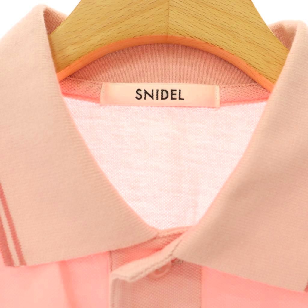 ブランド古着ベクトルプレミアム店の【中古】スナイデル SNIDEL 24SS ワンポイント半袖ポロシャツ F ピンク /HK ■OS レディース 【ベクトル 古着】 260803｜アングル3