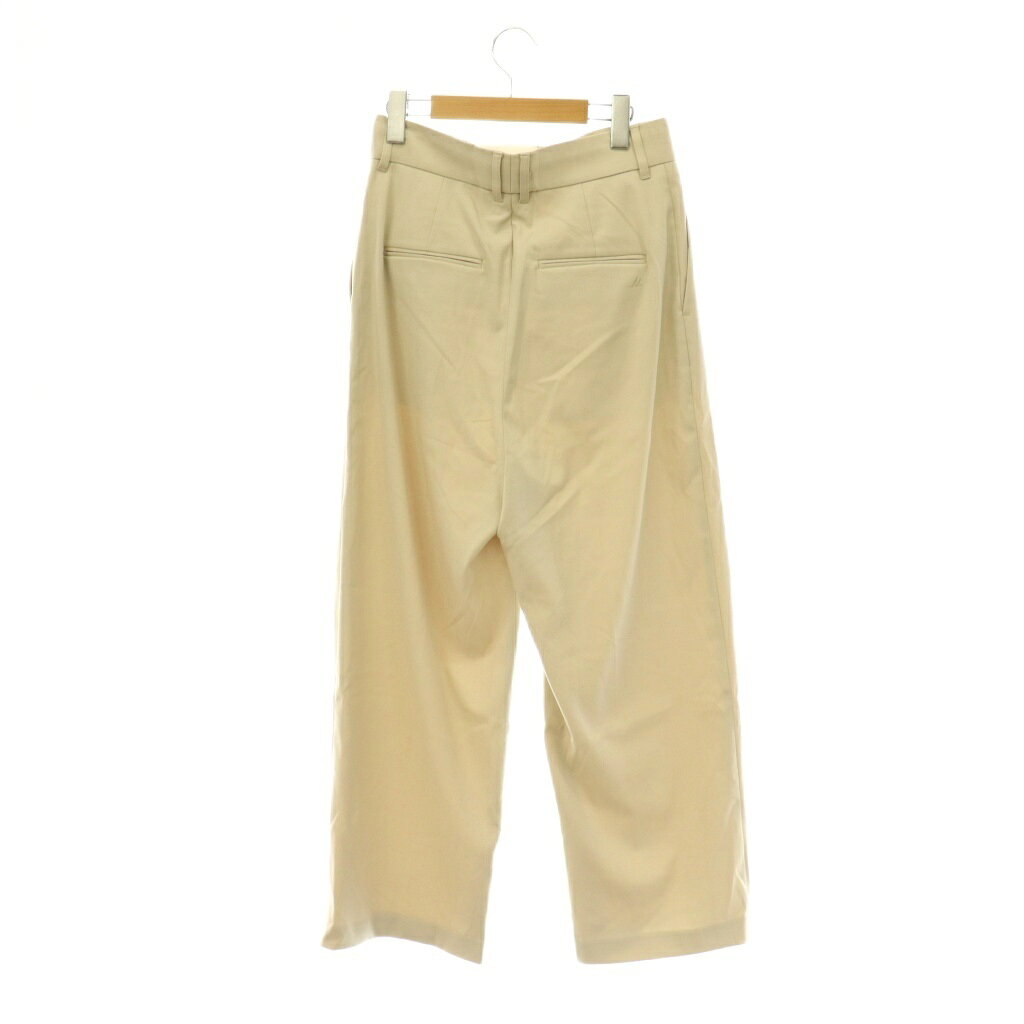 【中古】ミラオーウェン Mila Owen 25SS マーベルトデザインタックワイドパンツ センタープレス 0 ライトベージュ /DO ■OS レディース 【ベクトル 古着】 260807 vectorpremium-19332333 ブランド古着ベクトルプレミアム店 サンプル画像2