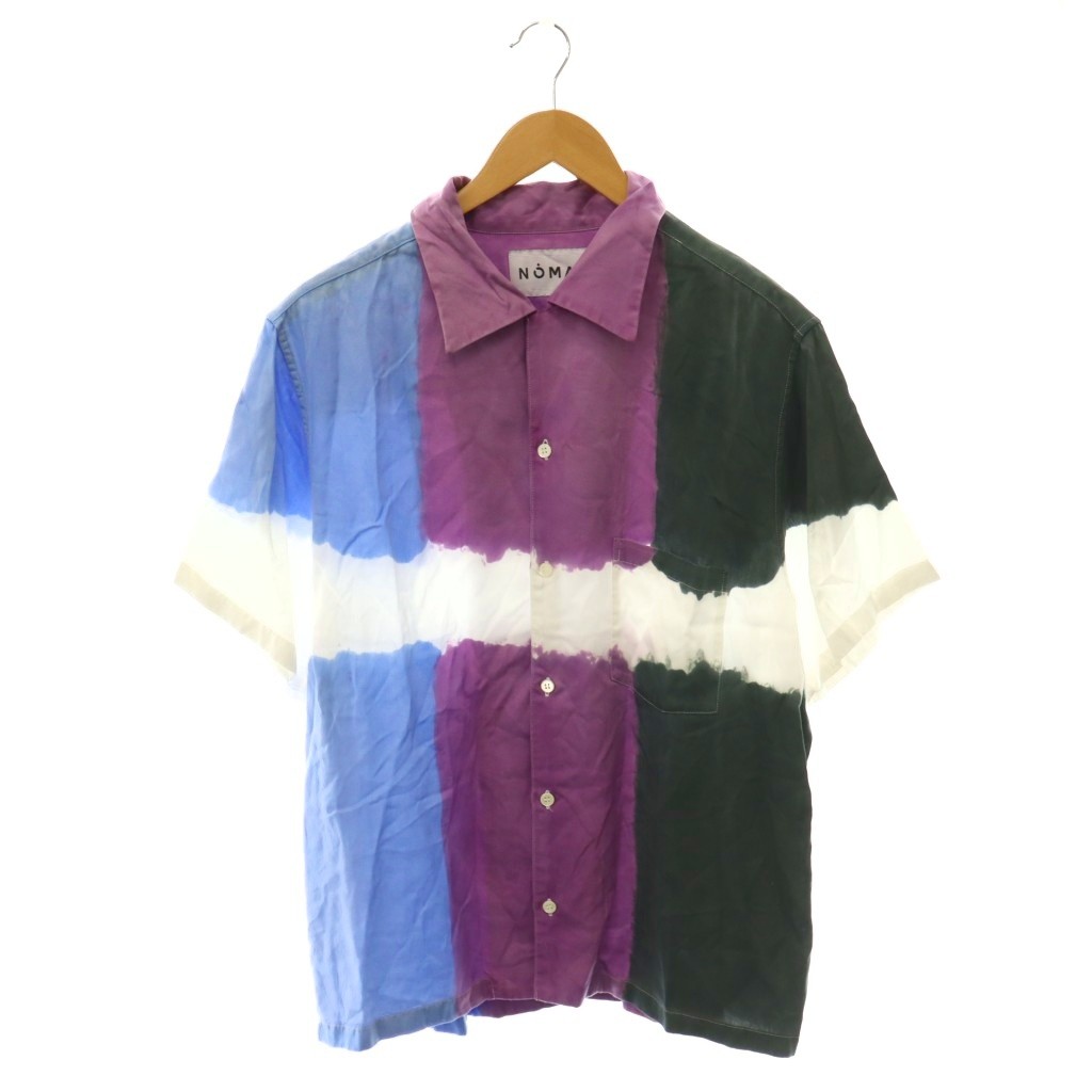 【中古】ノーマティーディー NOMA t.d. 3dye SS Shirts S/S 半袖シャツ タイダイ柄 3 マルチカラー /HS ■OS ■SH メンズ 【ベクトル 古着】 260812表記サイズ3実寸サイズ肩幅：46cm　身幅：56cm　着丈：66cm　袖丈：23cm　　素材再生繊維(レクセル)色マルチカラー(紫 パープル、水色 ライトブルー、白 ホワイト 等)状態襟部分後ろ側に汚れがありますが、その他に目立ったダメージはなく、問題なくご使用いただける商品です。 ※あくまでも中古品ですので掲載写真や記載内容をご確認いただき、ご理解の上ご購入ください。備考N31-SH01商品のお問い合わせの回答を休止しております。＊各商品ページの商品詳細等をご確認の上ご購入ください。【中古】ノーマティーディー NOMA t.d. 3dye SS Shirts S/S 半袖シャツ タイダイ柄 3 マルチカラー /HS ■OS ■SH メンズ 【ベクトル 古着】 260812状態ランク　”AB”詳細については、下記および「状態ランクについて」ページをご覧ください。未使用・新品の商品ほぼ新品同様の商品使用感が少なく、かなり状態の良い商品使用感はあるが、傷や汚れの少ない商品使用感の他、傷や汚れが見られる商品かなり大きな傷みがある難あり商品※S〜CランクはUSED品となりますので、使用感をご理解の上でご入札下さい。状態ランクについてinformation表記サイズ3実寸サイズ肩幅：46cm　身幅：56cm　着丈：66cm　袖丈：23cm　　素材再生繊維(レクセル)色マルチカラー(紫 パープル、水色 ライトブルー、白 ホワイト 等)状態襟部分後ろ側に汚れがありますが、その他に目立ったダメージはなく、問題なくご使用いただける商品です。 ※あくまでも中古品ですので掲載写真や記載内容をご確認いただき、ご理解の上ご購入ください。備考N31-SH01商品のお問い合わせの回答を休止しております。＊各商品ページの商品詳細等をご確認の上ご購入ください。本商品は一点物です他サイトや店舗にて販売している商品です。多少のお時間差にて欠品になることもございます。予めご了承頂ますようお願い致します。ベクトル・サイズガイドはこちらこの商品と同じブランドの商品を見る