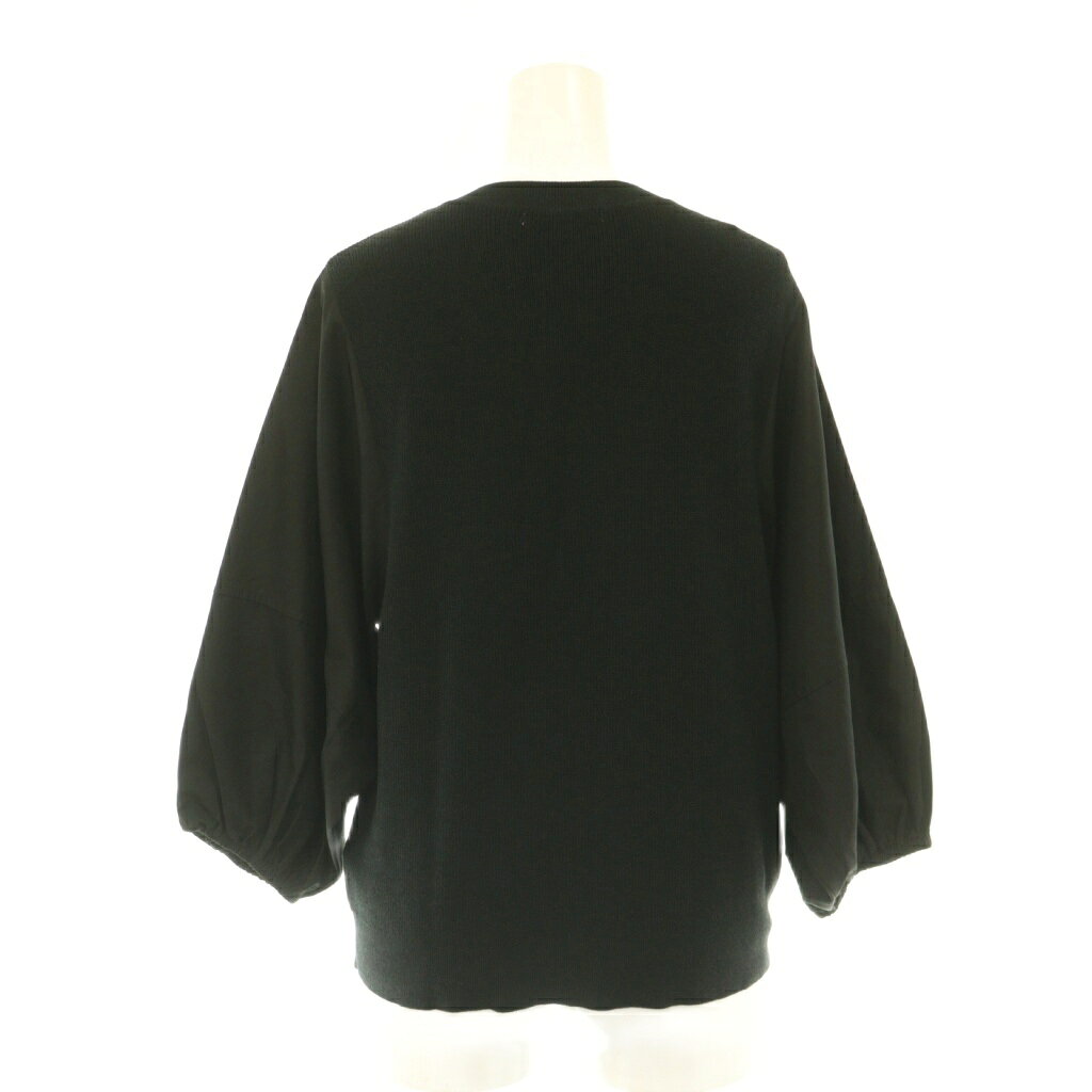 【中古】自由区 オンワード樫山 24SS ハイツイストコットンアセテート異素材コンビ トップス ニット カットソー プルオーバー 38 黒 ブラック /CX ■OS レディース 【ベクトル 古着】 260820 vectorpremium-19361429 ブランド古着ベクトルプレミアム店 サンプル画像2