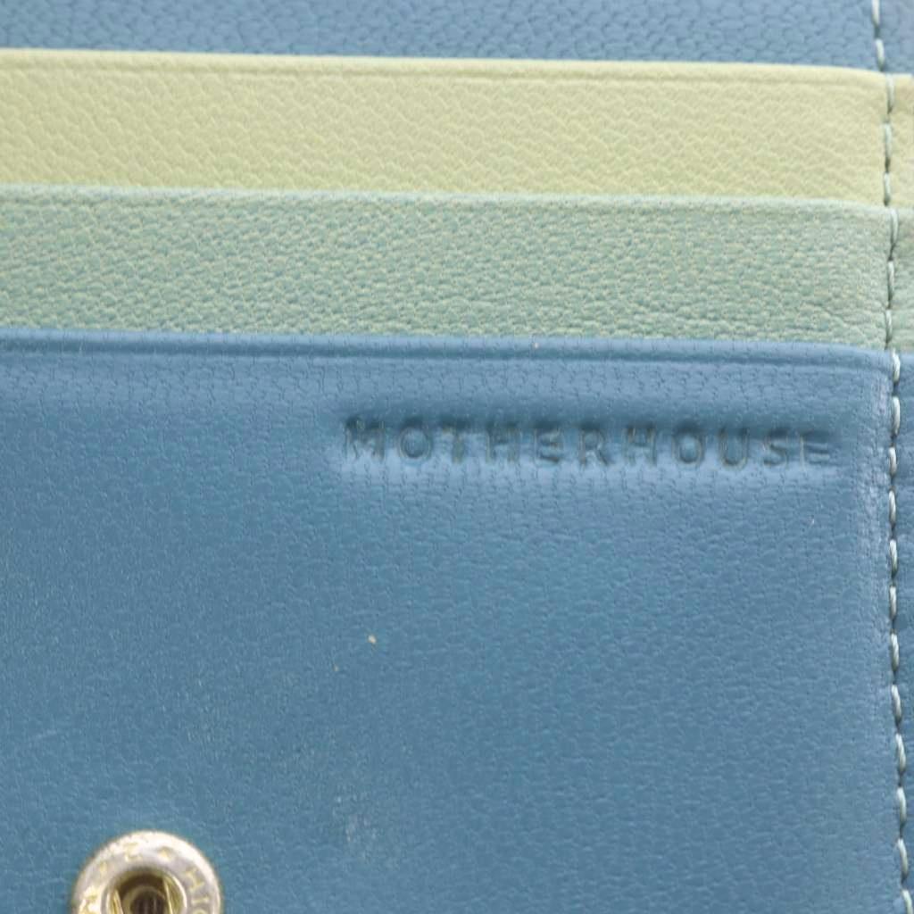 【中古】マザーハウス MOTHERHOUSE イロドリ ウォレット グラデーション 財布 二つ折り レザー ブルー グリーン /YO14 レディース 【ベクトル 古着】 260825 vectorpremium-19372646 ブランド古着ベクトルプレミアム店 サンプル画像3