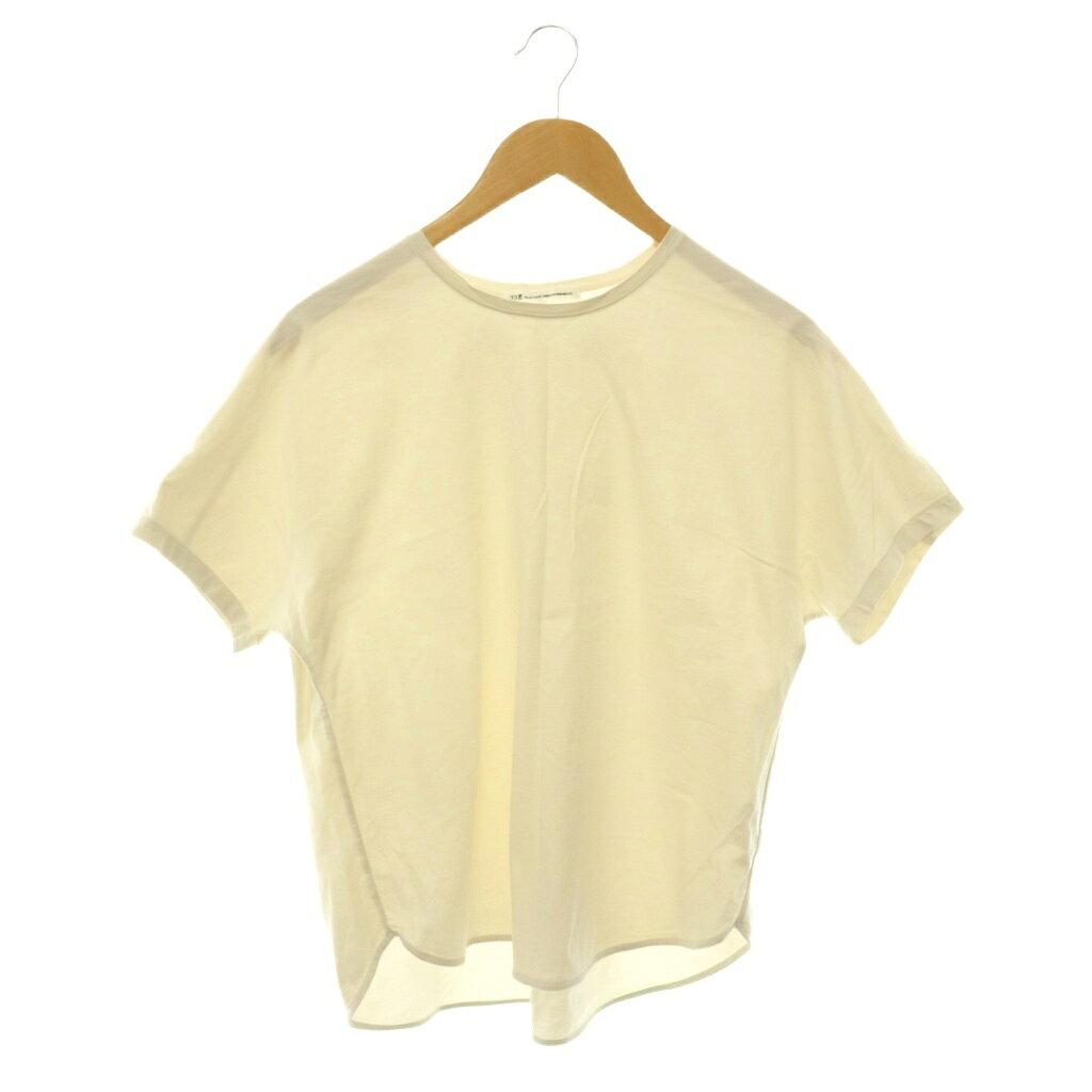 【中古】23区 オンワード樫山 vingt-trois 24SS ALBINI コーコランシャツ テールTシャツ カットソー 半袖 綿 38 ライトベージュ /DO ■OS レディース 【ベクトル 古着】 260902 vectorpremium-19388492 ブランド古着ベクトルプレミアム店 パッケージ画像