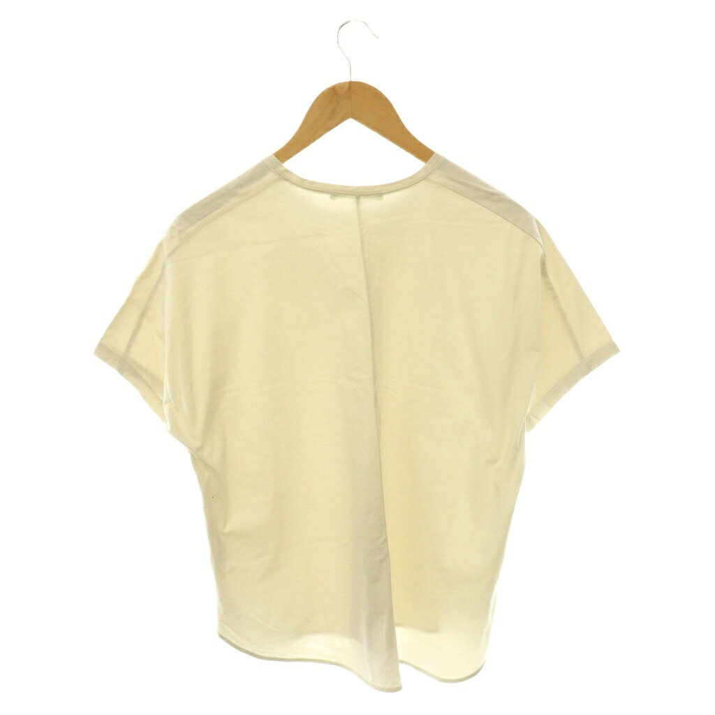 【中古】23区 オンワード樫山 vingt-trois 24SS ALBINI コーコランシャツ テールTシャツ カットソー 半袖 綿 38 ライトベージュ /DO ■OS レディース 【ベクトル 古着】 260902 vectorpremium-19388492 ブランド古着ベクトルプレミアム店 サンプル画像2