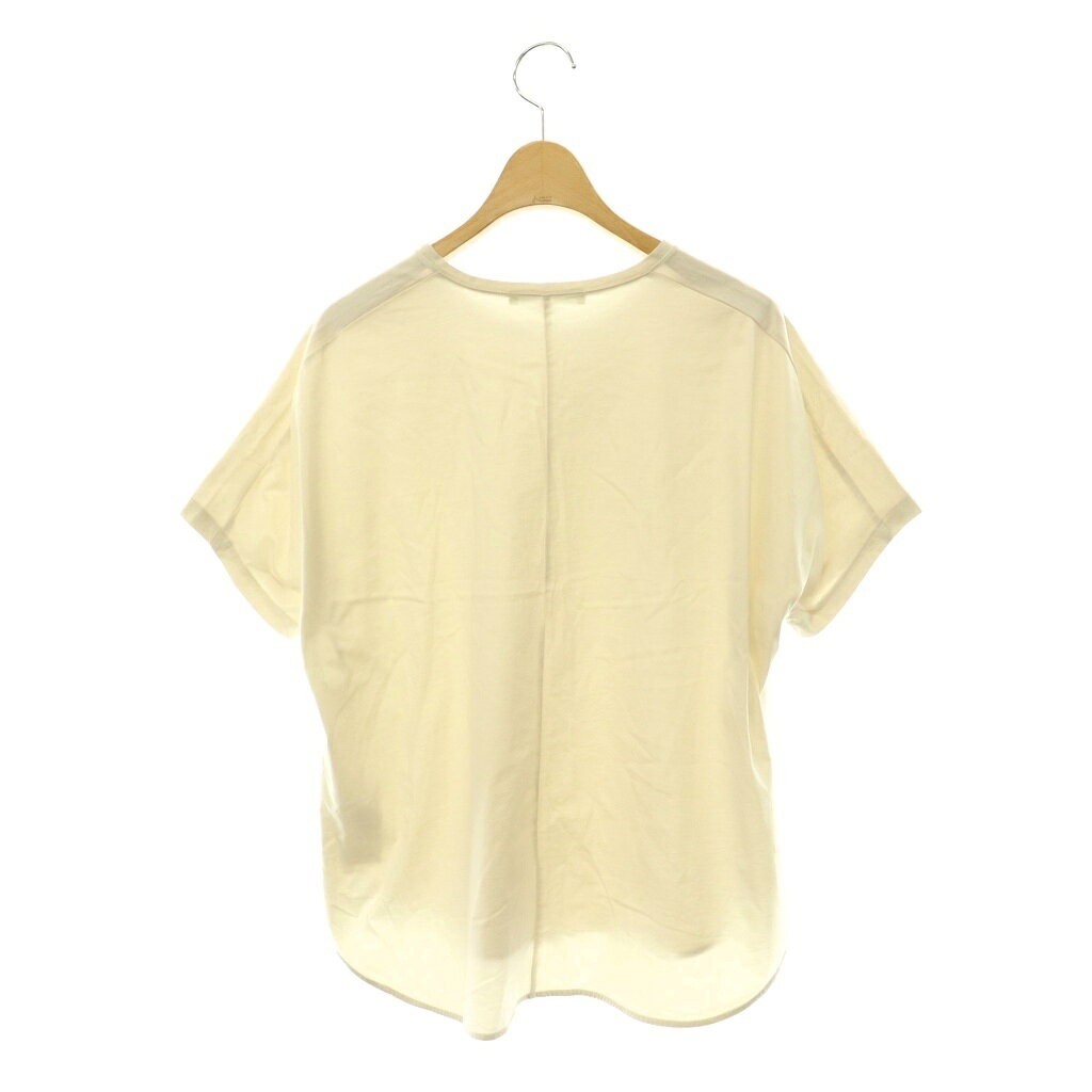 【中古】23区 オンワード樫山 vingt-trois 24SS ALBINIコーコラン シャツテール Tシャツ クルーネック 半袖 38 アイボリー /HS ■OS レディース 【ベクトル 古着】 260902 vectorpremium-19388512 ブランド古着ベクトルプレミアム店 サンプル画像2