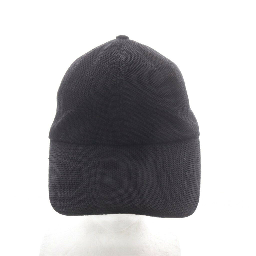 【中古】ザロウ THE ROW AF407 帽子 ベースボールキャップ 野球帽 シルク M ブラック /YO29 メンズ レディース 【ベクトル 古着】 260928