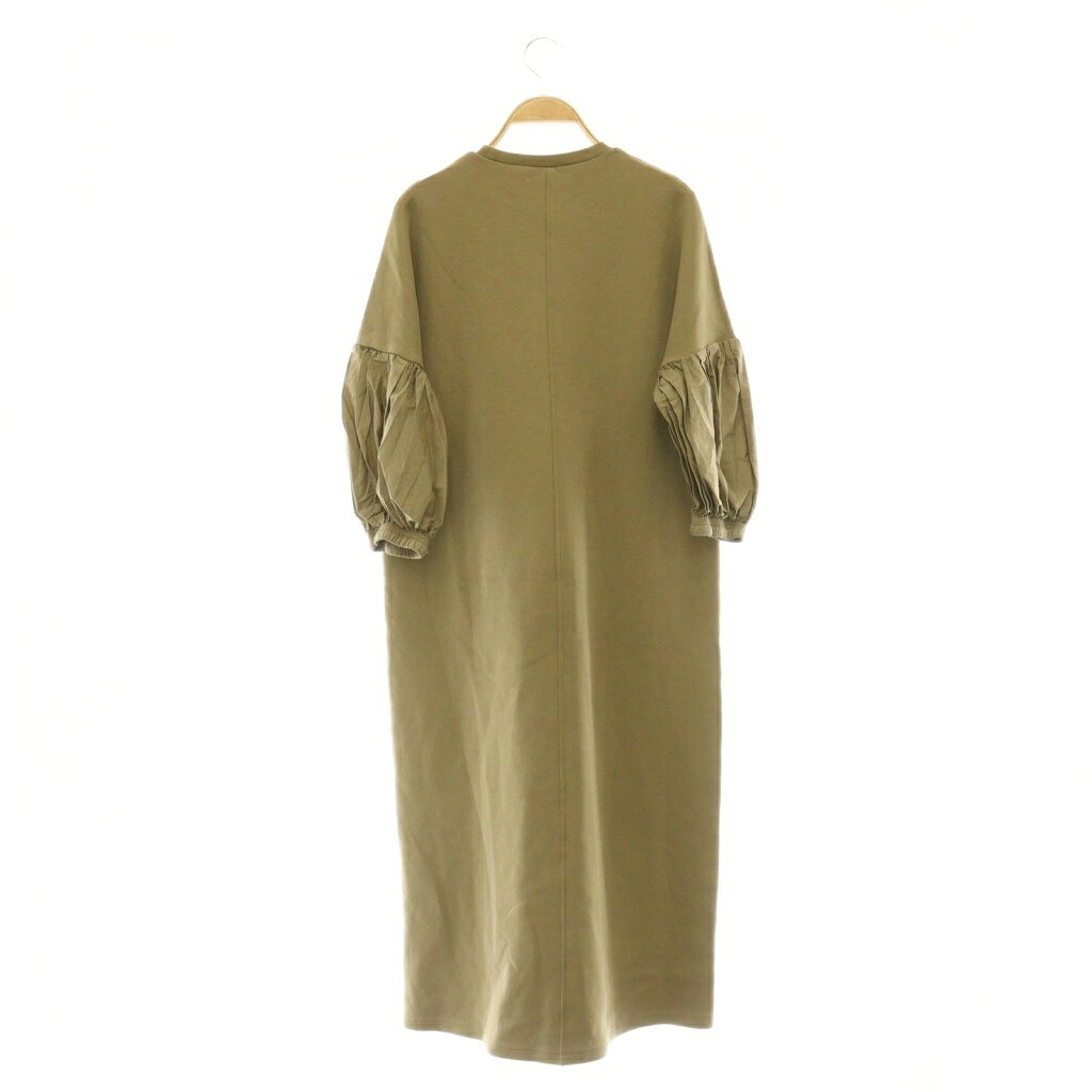 【中古】ミラオーウェン Mila Owen 24SS パフブラウスカットドッキングワンピース ロング 七分袖 0 ベージュ /MY ■OS レディース 【ベクトル 古着】 260929 vectorpremium-19463807 ブランド古着ベクトルプレミアム店 サンプル画像2