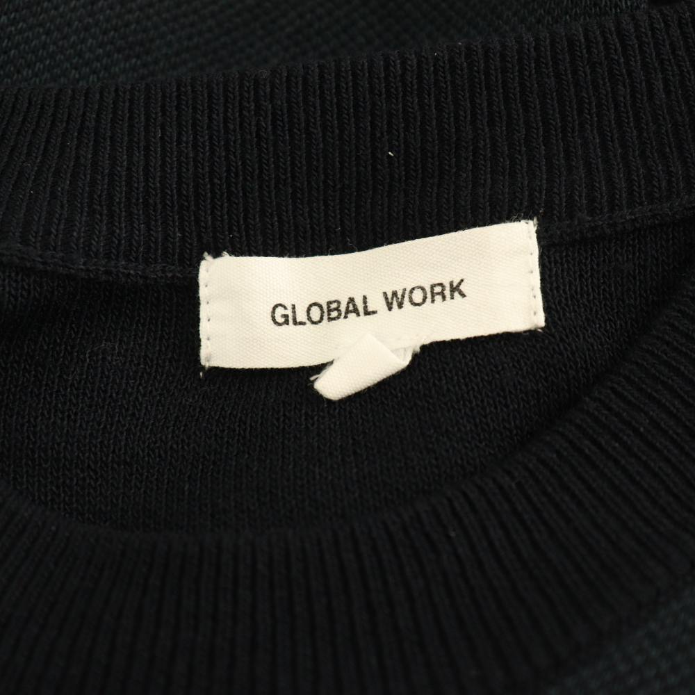 【中古】グローバルワーク GLOBAL WORK 洗えるニットTee 七分袖 チュニック L ネイビー /MY ■OS ■SH レディース 【ベクトル 古着】 261005 vectorpremium-19482587 ブランド古着ベクトルプレミアム店 サンプル画像3