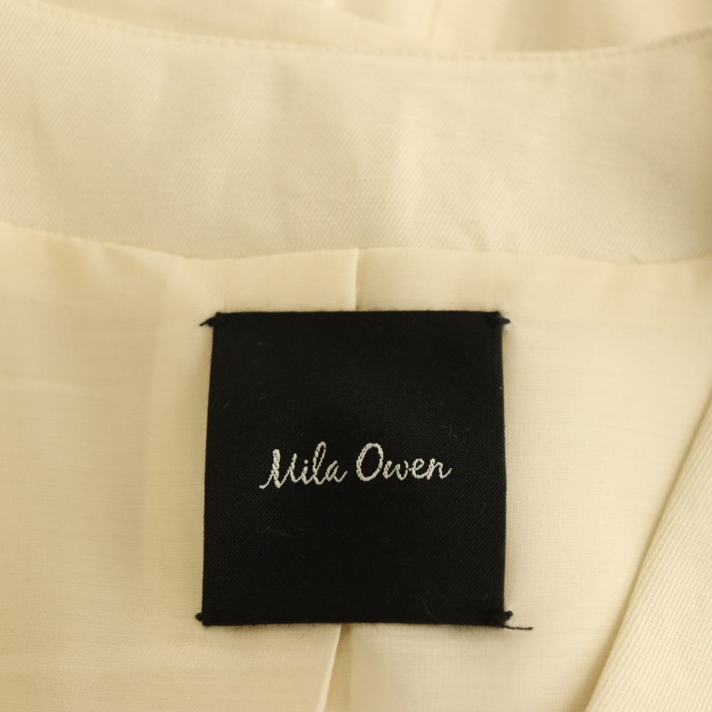 【中古】ミラオーウェン Mila Owen 26SS 後バックルリネン混ベスト Vネック ONE アイボリー /MY ■OS レディース 【ベクトル 古着】 261002 vectorpremium-19471380 ブランド古着ベクトルプレミアム店 サンプル画像3