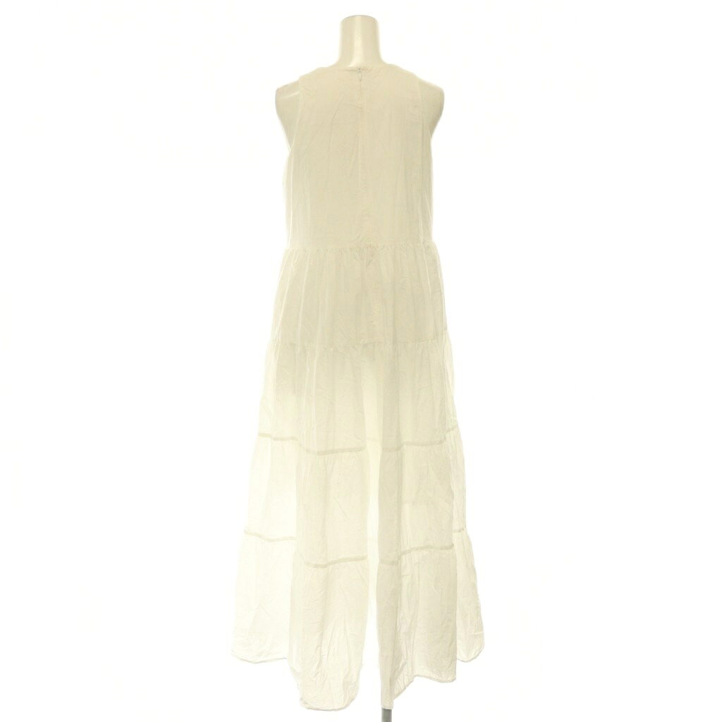 【中古】ミラオーウェン Mila Owen 26SS アメスリティアードマキシワンピース ノースリーブ ロング 0 ホワイト /ES ■OS レディース 【ベクトル 古着】 261010 vectorpremium-19494573 ブランド古着ベクトルプレミアム店 サンプル画像2
