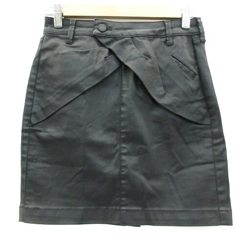 【中古】コントワーデコトニエ COMPTOIR DES COTONNIERS タイトスカート ミニ丈 5 ブラック 黒 /YM11 ..