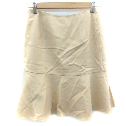 【中古】アナイ ANAYI フレアスカート ひざ丈 38 ベージュ /YM27 レディース 【ベクトル 古着】 221227