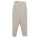 【中古】ザラ ZARA テーパードパンツ ロング丈 無地 XS ベージュ /FF18 レディース 【ベクトル 古着】 230704(4)