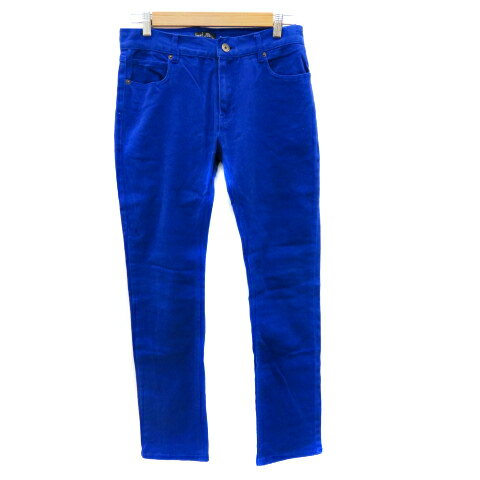 【中古】シーピーエス C.P.S カラーデニムパンツ ジーンズ スキニーパンツ ロング丈 無地 M 青 ブルー /YK10 メンズ 【ベクトル 古着】 230728
