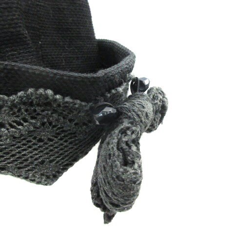 【中古】トゥービーシック TO BE CHIC ハーフパンツ 短パン レース リボン 38 ブラック 黒 /YM20 レディース 【ベクトル 古着】 230718