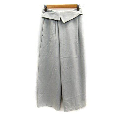 【中古】ロペピクニック ROPE Picnic ワイドパンツ ロング丈 無地 36 ライトグレー /SY27 ■MO レディース 【ベクトル 古着】 230720 vectorpremium-17556552 ブランド古着ベクトルプレミアム店 パッケージ画像