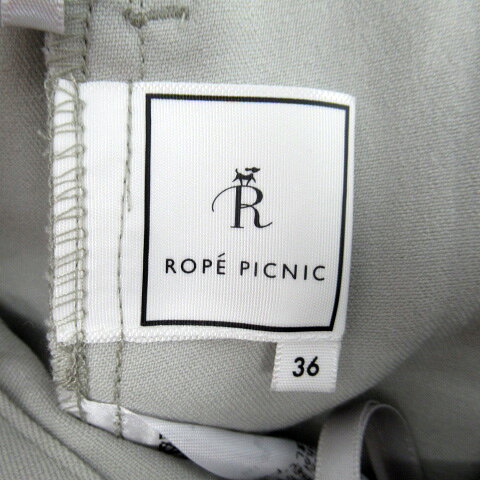 【中古】ロペピクニック ROPE Picnic ワイドパンツ ロング丈 無地 36 ライトグレー /SY27 ■MO レディース 【ベクトル 古着】 230720 vectorpremium-17556552 ブランド古着ベクトルプレミアム店 サンプル画像3