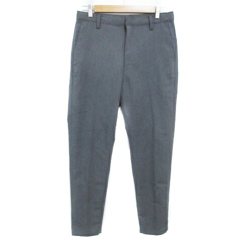 【中古】ヌメラルズ NUMERALS テーパードパンツ イージーパンツ アンクル丈 総柄 M グレー /FF29 メンズ 【ベクトル 古着】 230725