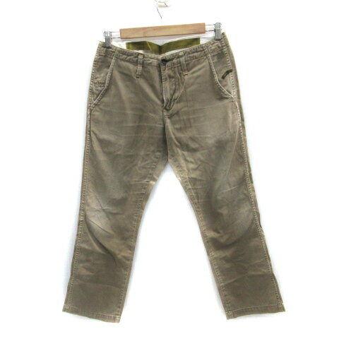 【中古】エドウィン EDWIN チノパン アンクル丈 29 ベージュ /SM1 メンズ 【ベクトル 古着】 230802