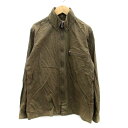 【中古】アバハウス ABAHOUSE カジュアルシャツ ミリタリーシャツ 長袖 ボタンダウン 2 カーキ /HO50 レディース 【ベクトル 古着】 230726(4)