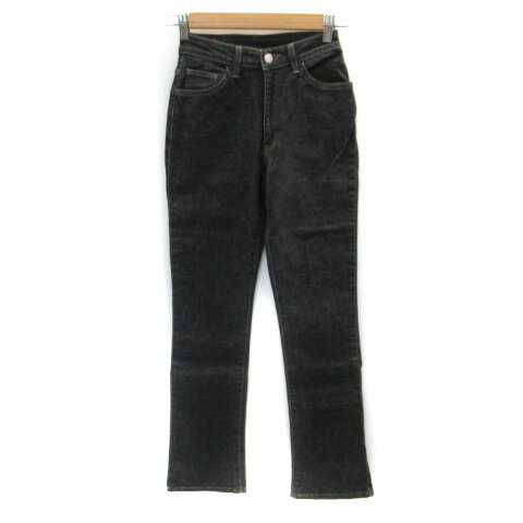 Straight Jeans - 【中古】エドウィン EDWIN デニムパンツ ジーンズ ストレート ロング丈 28 黒 ブラック /SM44 レディース 【ベクトル 古着】 230817
