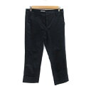 【中古】ブギウギ BOOGIE WOOGIE クロップドパンツ 七分丈 ロールアップ 38 紺 ネイビー /SM36 レディース 【ベクトル 古着】 230804(4)