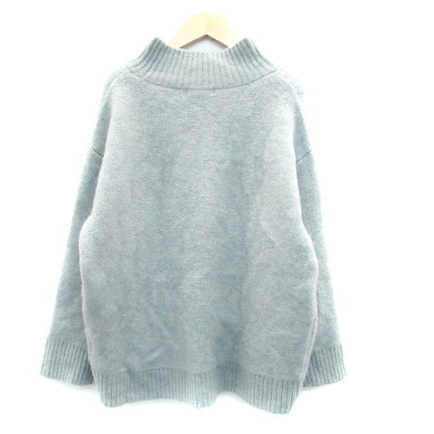 【中古】グローバルワーク GLOBAL WORK ニット セーター ハイネック 長袖 M グレー /HO14 レディース 【ベクトル 古着】 230828 vectorpremium-17604666 ブランド古着ベクトルプレミアム店 サンプル画像2