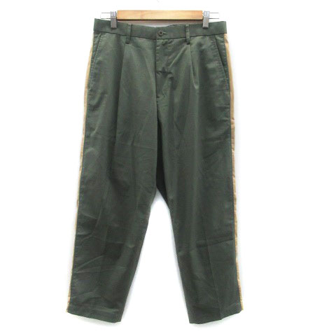 【中古】グローバルワーク GLOBAL WORK テーパードパンツ アンクル丈 ライン M カーキ 茶色 ブラウン /HO26 レディース 【ベクトル 古着】 230901 vectorpremium-17614524 ブランド古着ベクトルプレミアム店 パッケージ画像