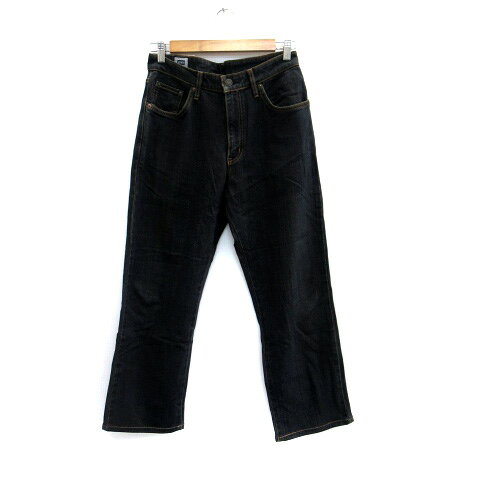 【中古】エドウィン EDWIN 403 デニムパンツ ジーンズ ストレート アンクル丈 31 ネイビー 紺 /SM30 メンズ 【ベクトル 古着】 230830