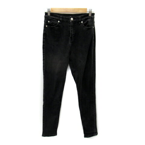 【中古】レトロガール RETRO GIRL デニムパンツ ジーンズ スキニーパンツ ロング丈 M 黒 ブラック /SY22 レディース 【ベクトル 古着】 230906 【中古】レトロガール RETRO GIRL デニムパンツ ジーンズ スキニーパンツ ロング丈 M 黒 ブラック /SY22 レディース 【ベクトル 古着】 230906