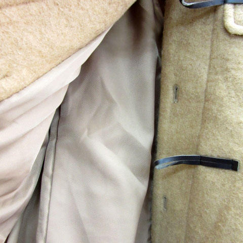 【中古】ナノユニバース nano universe ダッフルコート ショート丈 ウール 36 ブラウン 茶色 /MS2 レディース 【ベクトル 古着】 230907