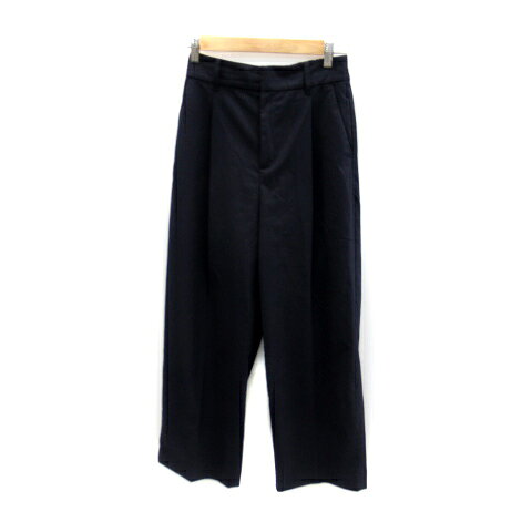 【中古】グローバルワーク GLOBAL WORK ワイドパンツ スラックスパンツ ロング丈 無地 M 紺 ネイビー /SY21 レディース 【ベクトル 古着】 230901 vectorpremium-17614483 ブランド古着ベクトルプレミアム店 パッケージ画像