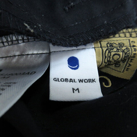 【中古】グローバルワーク GLOBAL WORK ワイドパンツ スラックスパンツ ロング丈 無地 M 紺 ネイビー /SY21 レディース 【ベクトル 古着】 230901 vectorpremium-17614483 ブランド古着ベクトルプレミアム店 サンプル画像3