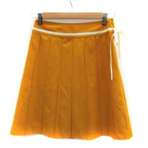 【中古】ロペピクニック ROPE Picnic フレアスカート ひざ丈 リボン 36 黄 イエロー /SM33 レディース 【ベクトル 古着】 230923 vectorpremium-17642137 ブランド古着ベクトルプレミアム店 パッケージ画像