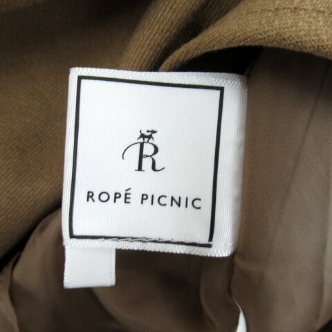 【中古】ロペピクニック ROPE Picnic フレアスカート ミモレ丈 無地 リボンベルト付き 38 茶 ブラウン /SY29 レディース 【ベクトル 古着】 230926 vectorpremium-17647003 ブランド古着ベクトルプレミアム店 サンプル画像3