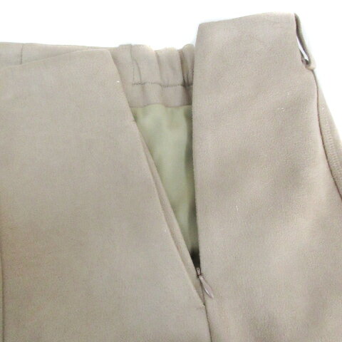 ブランド古着ベクトルプレミアム店の【中古】ヘザー Heather フレアスカート ミニ丈 スエード調 無地 M ベージュ /FF54 レディース 【ベクトル 古着】 231005｜アングル3