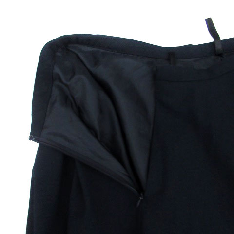 【中古】クチュールブローチ COUTURE BROOCH フレアスカート ひざ丈 38 紺 ネイビー /HO43 レディース 【ベクトル 古着】 230928