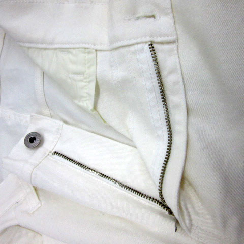 【中古】レイジブルー RAGEBLUE テーパードパンツ ロング丈 32 ホワイト 白 /MS29 メンズ 【ベクトル 古着】 230928