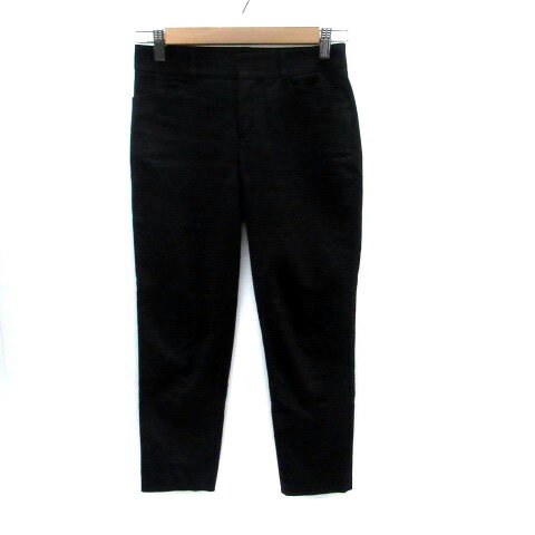 【中古】アンタイトル UNTITLED テーパードパンツ 七分丈 0 黒 ブラック /HO44 レディース 【ベクトル 古着】 231016 【中古】アンタイトル UNTITLED テーパードパンツ 七分丈 0 黒 ブラック /HO44 レディース 【ベクトル 古着】 231016