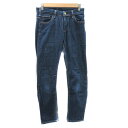 【中古】サムシング something デニムパンツ ジーンズ スキニーパンツ アンクル丈 ウォッシュ加工 無地 26 インディゴ /YK5 レディース 【ベクトル 古着】 231018(4)