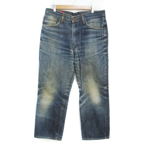 【中古】エドウィン EDWIN 603 デニムパンツ ジーンズ テーパードパンツ アンクル丈 ダメージ加工 35 青 ブルー /FF6 メンズ 【ベクトル 古着】 231115ブランドエドウィン EDWIN表記サイズ35(日本サイズL相当) ※実寸サイズをご確認ください。実寸サイズウエスト：80cm　もも幅：30cm　裾幅：22cm　股上：30cm　股下：70cm　　素材綿 100％色青 ※色に関してはこの商品の出品者の主観で判断しておりますので、カタログや正規カラーとは言いまわしが異なる場合があります。仕様ジップフライ 前ポケット×2 後ろポケット×2 ダメージ加工状態こちらの商品には下記のようなダメージがあります。 ・全体に汚れ ※全体的に中古品としての使用感と上記のようなダメージがありますが、通常使用には支障のない商品です。掲載写真や記載内容をご確認いただき、ご理解の上ご購入ください。備考モデル名 603商品のお問い合わせの回答を休止しております。＊各商品ページの商品詳細等をご確認の上ご購入ください。【中古】エドウィン EDWIN 603 デニムパンツ ジーンズ テーパードパンツ アンクル丈 ダメージ加工 35 青 ブルー /FF6 メンズ 【ベクトル 古着】 231115状態ランク　”B”詳細については、下記および「状態ランクについて」ページをご覧ください。未使用・新品の商品ほぼ新品同様の商品使用感が少なく、かなり状態の良い商品使用感はあるが、傷や汚れの少ない商品使用感の他、傷や汚れが見られる商品かなり大きな傷みがある難あり商品※S〜CランクはUSED品となりますので、使用感をご理解の上でご入札下さい。状態ランクについてinformationブランドエドウィン EDWIN表記サイズ35(日本サイズL相当) ※実寸サイズをご確認ください。実寸サイズウエスト：80cm　もも幅：30cm　裾幅：22cm　股上：30cm　股下：70cm　　素材綿 100％色青 ※色に関してはこの商品の出品者の主観で判断しておりますので、カタログや正規カラーとは言いまわしが異なる場合があります。仕様ジップフライ 前ポケット×2 後ろポケット×2 ダメージ加工状態こちらの商品には下記のようなダメージがあります。 ・全体に汚れ ※全体的に中古品としての使用感と上記のようなダメージがありますが、通常使用には支障のない商品です。掲載写真や記載内容をご確認いただき、ご理解の上ご購入ください。備考モデル名 603商品のお問い合わせの回答を休止しております。＊各商品ページの商品詳細等をご確認の上ご購入ください。本商品は一点物です他サイトや店舗にて販売している商品です。多少のお時間差にて欠品になることもございます。予めご了承頂ますようお願い致します。ベクトル・サイズガイドはこちらこの商品と同じブランドの商品を見る