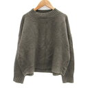 【中古】アーバンリサーチ URBAN RESEARCH ニット セーター 長袖 ボトルネック ウール F チャコールブラウン /SM17 レディース 【ベクトル 古着】 231122(4)