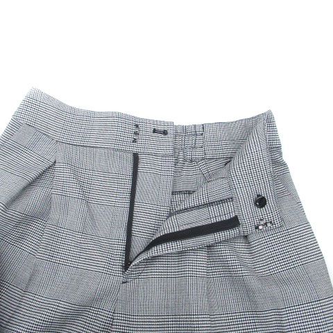 【中古】オペークドットクリップ OPAQUE.CLIP テーパードパンツ ロング丈 グレンチェック柄 L オフホワイト 黒 ブラック /HO30 レディース 【ベクトル 古着】 231124 vectorpremium-17727044 ブランド古着ベクトルプレミアム店 サンプル画像3