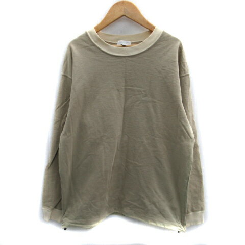 【中古】B&Y ユナイテッドアローズ BEAUTY&YOUTH ビューティー&ユース カットソー 長袖 ラウンドネック 切替 M ベージュ /SM36 メンズ 【ベクトル 古着】 231127 【中古】B&Y ユナイテッドアローズ BEAUTY&YOUTH ビューティー&ユース カットソー 長袖 ラウンドネック 切替 M ベージュ /SM36 メンズ 【ベクトル 古着】 231127